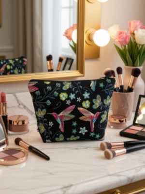 trousse à maquillage colibri - modèle unique