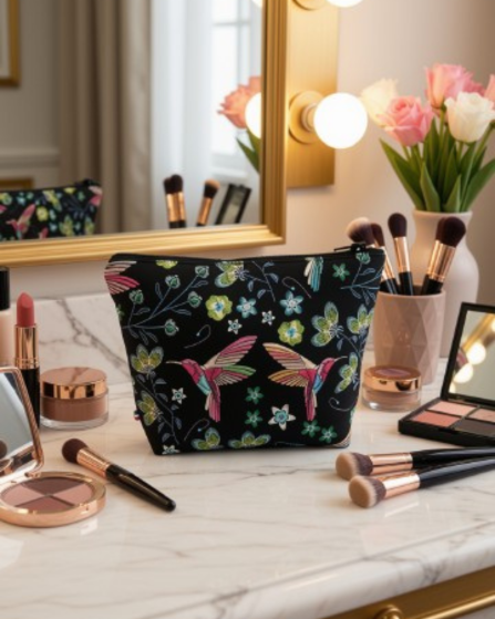 trousse à maquillage colibri - modèle unique